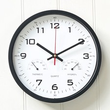 Wall Clock Small Temperature