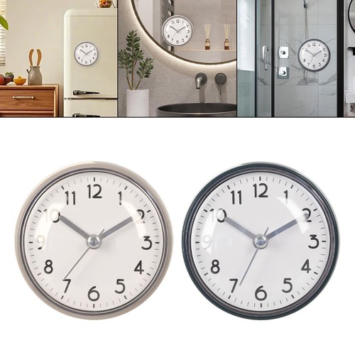 Waterproof bathroom clock with - clock,