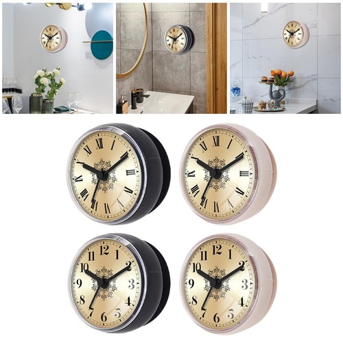 Waterproof bathroom clock