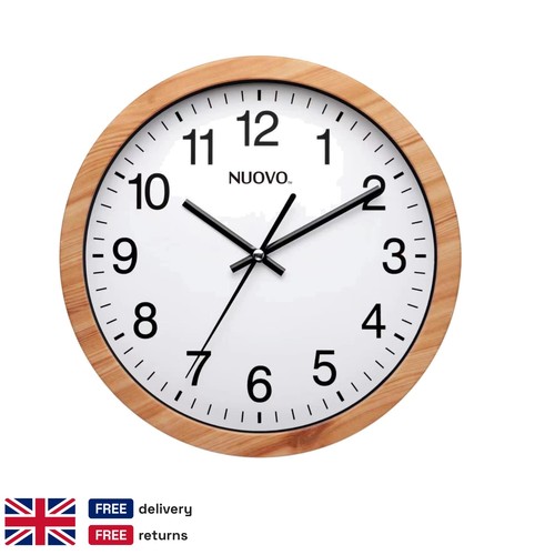 Retro silent quartz wall clock - retro,