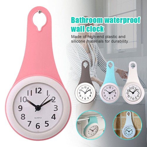Bathroom waterproof wall clock - bathroom,
