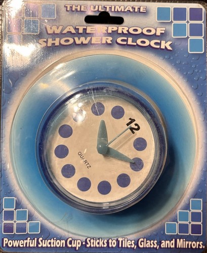 Waterproof shower clock - waterproof,