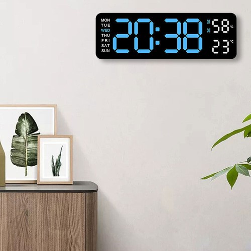Led wall clock with adjustable - clock,