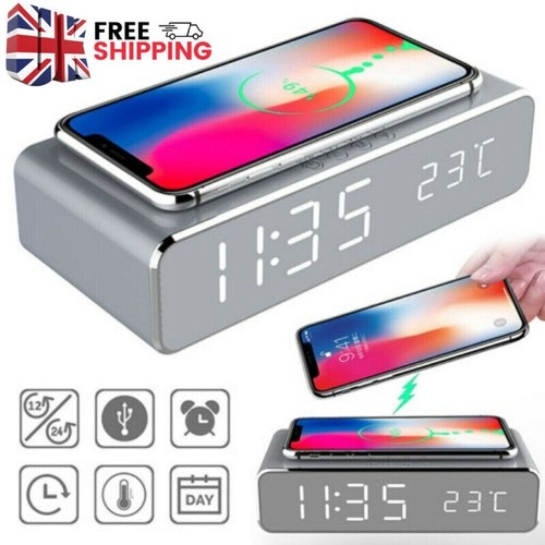 Digital alarm clock wireless - digital,
