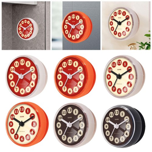 Waterproof bathroom clock - bathroom,