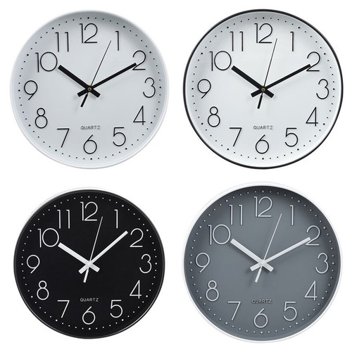 12inch round wall - round, clock