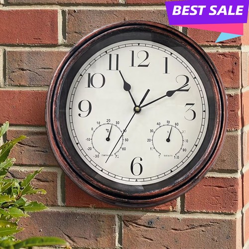 Garden station wall clock - station,