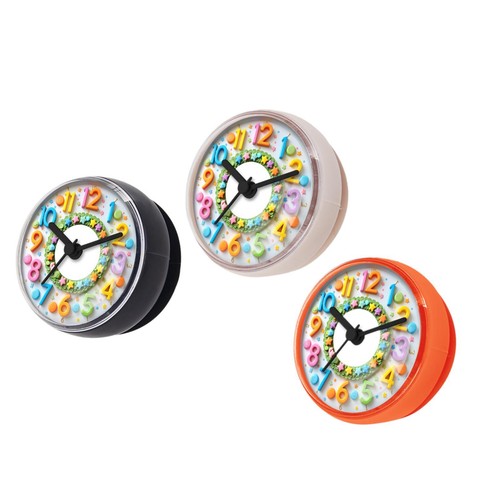 Bathroom clock small colorful - bathroom,