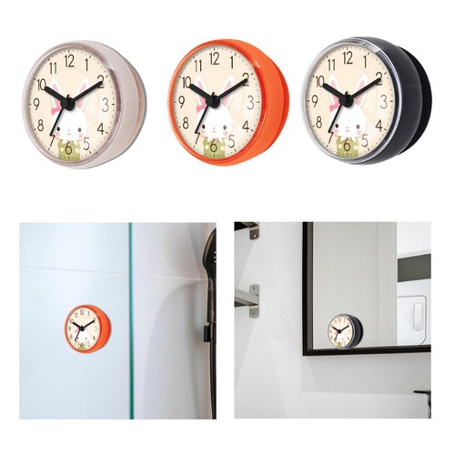 Shower wall clock with strong - with,