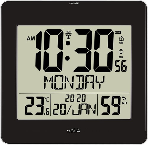 Radio controlled wall clock - controlled,