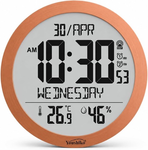Radio controlled wall clock - radio,
