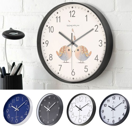 Round wall clock simple - 12",