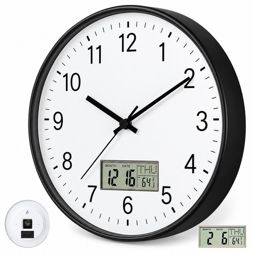 Round wall clock - round,
