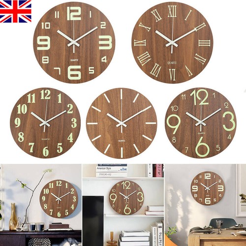 Round wall clock bedroom - round,
