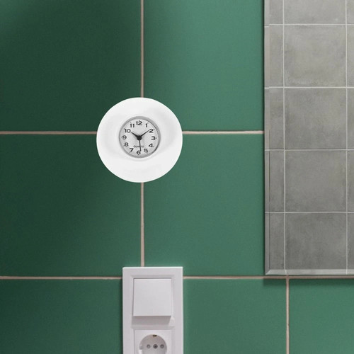 Bathroom suction cup clock - cup,