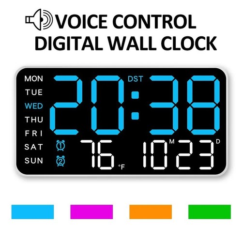 Large digital wall clock - clock, led