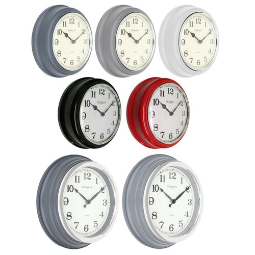 Round wall clock vintage - wall,