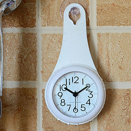 Bathroom waterproof wall - wall, clock