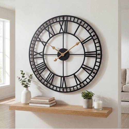 Large wall clocks - large, metal