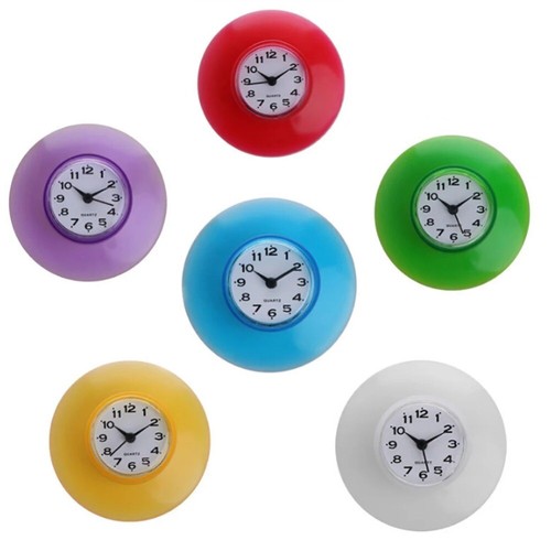 Round shower clock - round,
