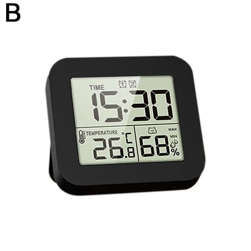 Waterproof digital clock with - waterproof,
