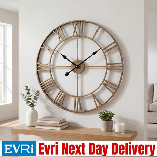 Large wall clocks metal roman - wall,