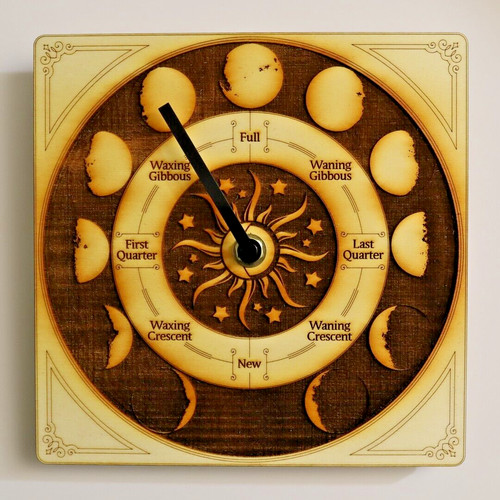 Moon phase clock - clock,, heritage