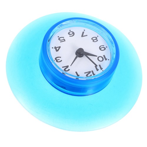 Reusable blue shower clock - shower,