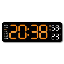 Digital Wall Clock 9 Inch