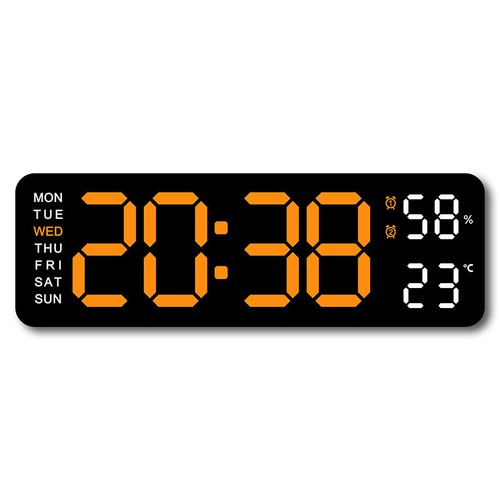 Digital wall clock inch - wall,