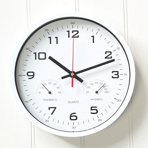 Wall clock small temperature - clock,