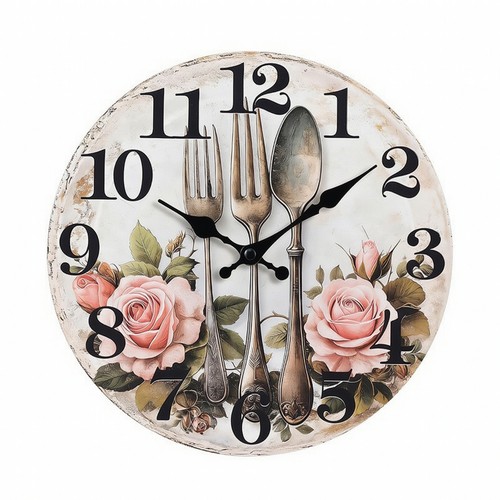 Mdf wood wall - wall, clock