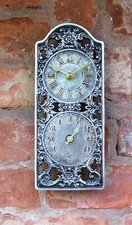 Wall Clock Garden Ornament