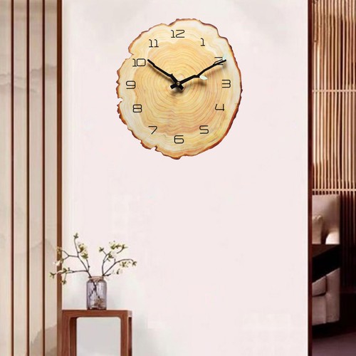Wall clock tree stump - clock, shape