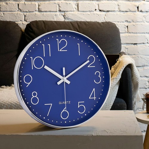 Silent wall clock inch - silent, 12