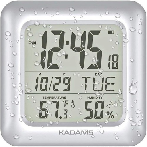 Kadams bathroom digital clock - kadams,