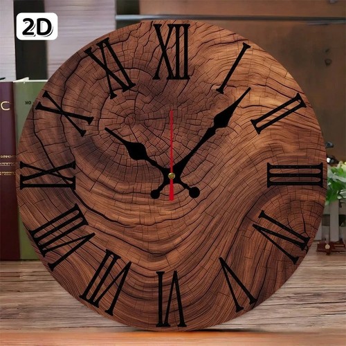 10inch wood grain round - 2d,