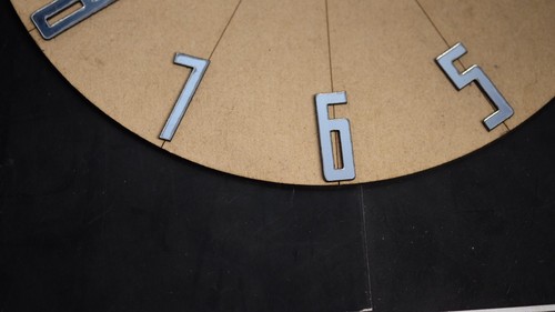 Clock numbers 25mm - clock, 25mm/70mm