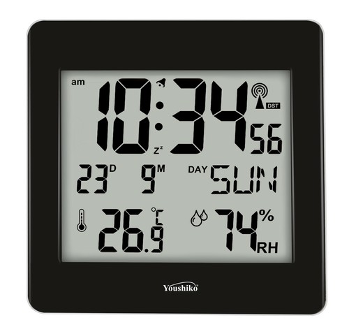 Radio controlled wall - radio, clock